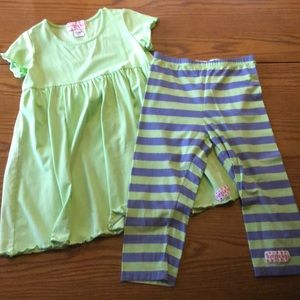 Girls Ruffle Girl Capri ruffle outfit size 12